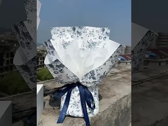 Ретро цветочная искусство оберточная бумага, букет свежих цветов, популярная водонепроницаемая оберточная бумага, цветочная