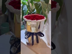 Озеренная цветочная оберточная бумага, серебристая глянцевая бумага, водонепроницаемая уплотненная целлофанная бумага, матрас