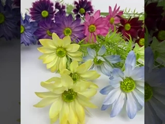 Симуляция летнего хризантема, цветочная комната, свадебная фотография, украшение сада.