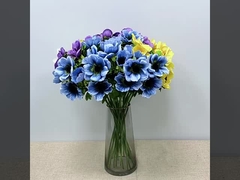 Симуляция 3 цветов подсолнуха Дом с одной ветвью Серебряный цветок лотоса Свадебное украшение Симуляция