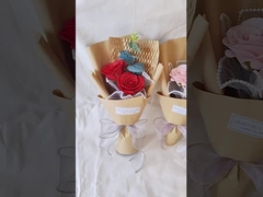 Искусственный розовый букет мыла с одним штрихом, гвоздика вечный цветок, праздничное украшение для подарков