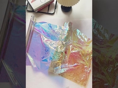 Цветная пленка цветочная оберточная бумага, жемчужная бумага, лазерная радуга, прозрачные семицветные конфеты