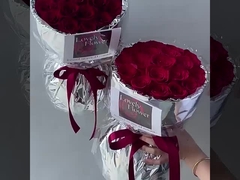 Серебряная зеркальная цветочная оберточная бумага, отражающая зеркальная поверхность бумага, пленка из ПВХ олово, водяная кривая