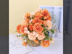 Искусственная декорация хризантемы, шелковые цветы, ромашка, фотоаранжировка гостиной, цветок