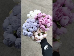 27-главый букет искусственных цветов чайной розы, Лафит, искусственный цветочный свадебный букет, домашний декор