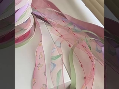 Розовая фиолетовая лента