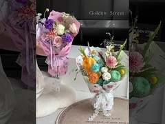 Фестиваль цветов Текстура листьев Бумага для упаковки цветов