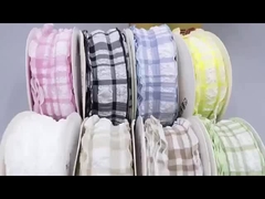 Японская и корейская клетчатая лента с эффектом складок