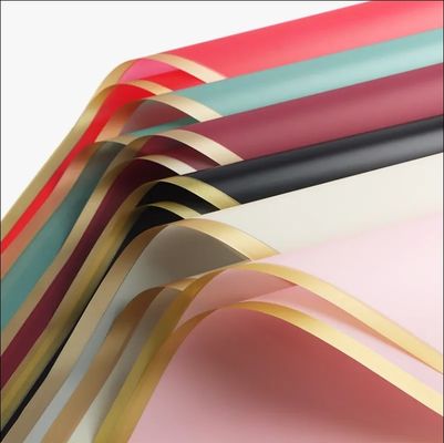 Купить Золотая краска цветочная оберточная бумага водонепроницаемая цветочная букета оберточная бумага корейский Матт Флим Производство в сети