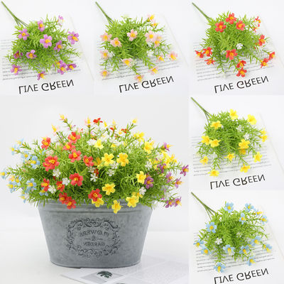 Купить Букет искусственных цветов 20x35 см Красивый дом Гостиница Свадьба и столовый декор с многоцветными фальшивыми растениями и цветами Производство в сети