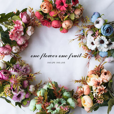 Купить Искусственные цветы, поддельные цветы, бриллиантовые чайные почки, пластиковые чайные розы, искусственные цветы, декоративные цветы, фотореквизиты Производство в сети