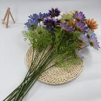 Купить Симуляция летней хризантемы с цветочным аранжировкой счастливого ведра свадебная фотография украшение сада Производство в сети