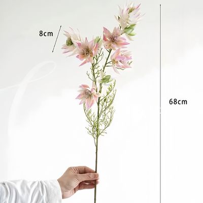 Купить Симулированный красный свадебный цветок свадебное украшение, трансграничная поставка фальшивых цветов, оптовая торговля домашними украшениями, съемки Производство в сети