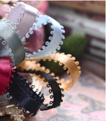 Купить Свадебная блестящая полиэстерная лента корейская импортируемая двойная ушная оболочка тканеная дуга для упаковки одежды и подарков Производство в сети