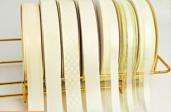 Купить Супер большая тарелка бежевой серии лента для рукоделия своими руками красочная упаковка для торта на день рождения и упаковка для цветочного букета Производство в сети