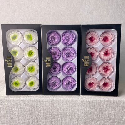 Купить Консервированный цветок Остин Роза романтический подарок на День Святого Валентина ручной работы букет материала Производство в сети