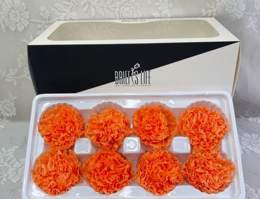 Купить Вечные цветочные головки гвоздики, 8 штук материалы для самодельного изготовления оптом, премиальный подарок на День матери, букет сушеных цветов розы Производство в сети