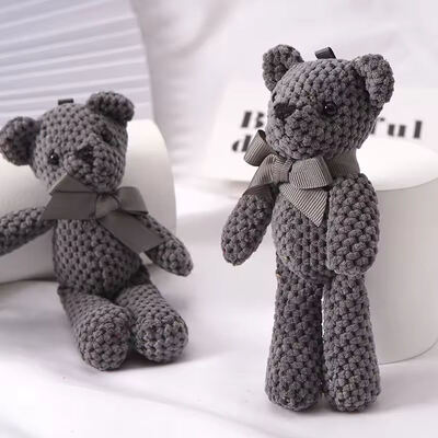 Купить Подвеска-ключ, куклы, подарки, детский подарок, вязаный крючком медведь, игрушки, мягкая кукла, детская комфортная кукла, мягкие плюшевые игрушки Производство в сети
