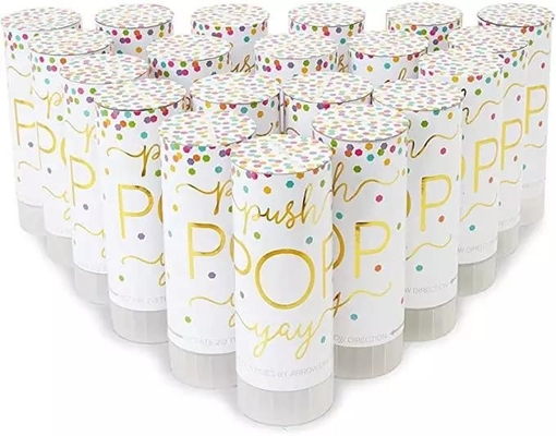 Хорошая цена. Карамболь оптового Confetti Handhold мини с высококачественной бумагой воздуха силы PrintMetallic свадебного банкета онлайн