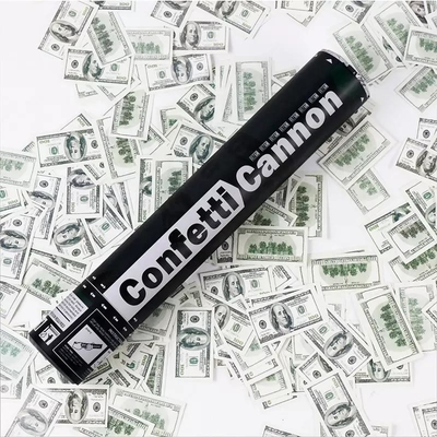 Хорошая цена. Биоразлагаемые бумажные деньги Долларовая вечеринка Попперс Конфетти Кэннон онлайн