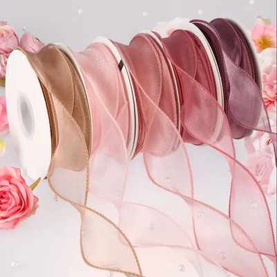Хорошая цена. ширина ленты 40mm цветка шнурка Organza шелка крена 10yard Fishtail для подарка онлайн