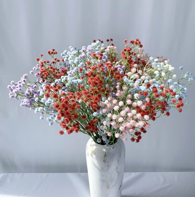 Хорошая цена. Babysbreath Декоративные искусственные цветы Свадебное домашнее украшение для вечеринки онлайн
