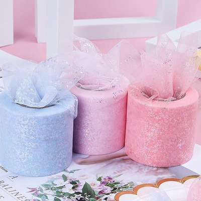 Хорошая цена. Полиэстерные рулоны тюль Organza с многоцветным дизайном онлайн
