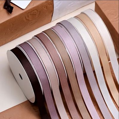 Хорошая цена. Yama ленточный запас классический светло-коричневый шоколадный крупнозернистый ленточный ролик для подарочной коробки онлайн