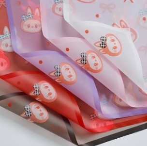 Хорошая цена. Labubu Magic Edge Mist Paper Love Bow Flower Пакетная бумага для цветов онлайн