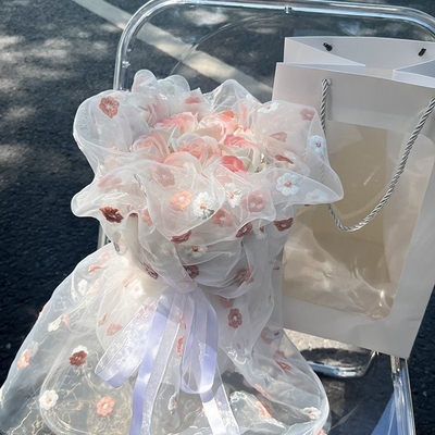 Xiaoxiangfeng rose bouquet, artificial flower soap, preserved flower finished product, high-end birthday gift