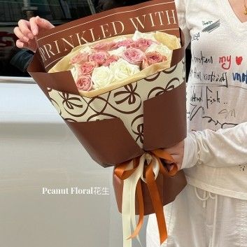 Хорошая цена. Серия Kroxin Английская Водонепроницаемая Цветочная Упаковочная Бумага Срок Доставки 30-45 Дней онлайн