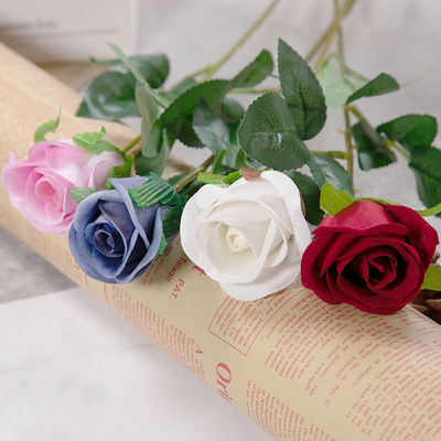 Хорошая цена. Симулированный цветок мини одиночная роза поддельный цветок домашнее украшение ручной цветок свадебное украшение Производитель оптом свежие цветы сушеные цветы онлайн