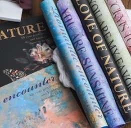 Хорошая цена. Специализированная бумага Ximeng Garden Atmosphere Paper Art Paper Flower Arrangement Flower Packaging Paper 57*57 см. онлайн