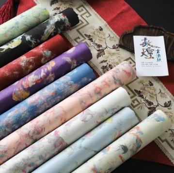 Хорошая цена. 57 * 57 см Dunhuang серии текстуры DIY цветочная бумага для упаковки цветов для уникальных подарков онлайн