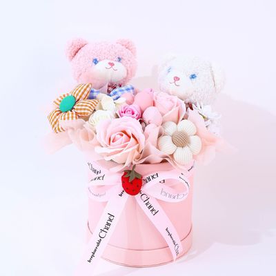 Хорошая цена. Кукла, растение в горшке, мыло, букет, готовая статуэтка для подарка девушки на день рождения, чтобы подарить ее лучшей подруге онлайн