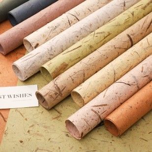 Хорошая цена. Флористическая упаковочная и оберточная бумага для букетов Винтажная, с прожилками листьев, рваная вручную, во многих цветах онлайн