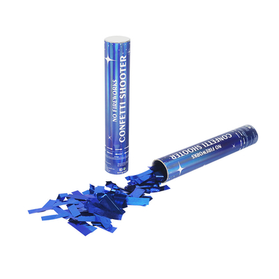 Хорошая цена. Confetti Poppers торжества клуба свадьбы карамболя Confetti 12 дюймов голубой онлайн