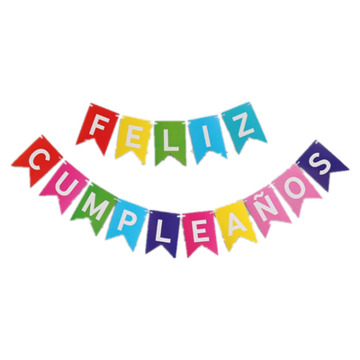 Хорошая цена. Напечатанный флаг гирлянды деталей украшения партии Feliz Cumpleanos Fishtail замкнутый ласточкой онлайн
