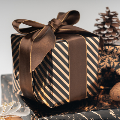 Хорошая цена Черный стиль Striped упаковочная бумага 10m Kraft свертывает OEM упаковочной бумаги рождества онлайн
