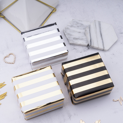 Хорошая цена. Золотой серебряный Striped Ft упаковочной бумаги листов 85GSm 30 упаковки подарка бумажный кв онлайн